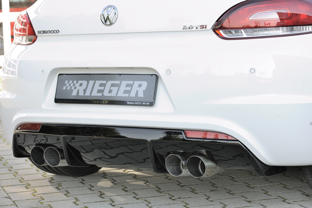 VW SCIROCCO 3 - BODY STYLING - Swiss Tuning Onlineshop - VW SCIROCCO 3 R-LINE  - HECK DIFFUSOR (GLANZ)