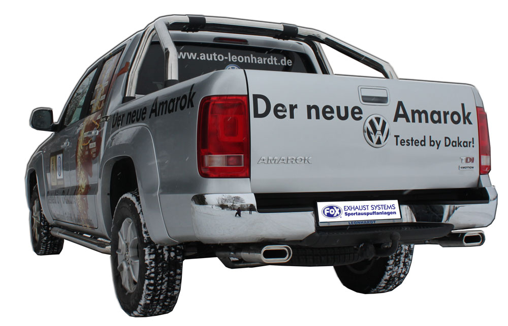VW AMAROK - AUSPUFFTECHNIK - Swiss Tuning Onlineshop - VW AMAROK - FOX  DUPLEX SPORTAUSPUFF