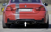 BMW F32 COUPE M PACKAGE - RIEGER DUPLEX DIFFUSER OO-OO