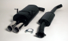 BMW E36 318iS SEDAN - FMS CAT BACK EXHAUST SYSTEM Ø 63.5MM