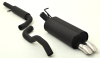VW NEW BEETLE - FMS CAT BACK EXHAUST SYSTEM Ø 63.5MM
