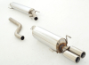 OPEL ASTRA G - CAT BACK EXHAUST SYSTEM Ø 63.5MM