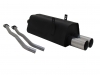 BMW E36 325i SEDAN - NOVUS SPORT EXHAUST 2 x Ø 76MM RL