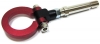 VW GOLF 6 - FRONT TOW HOOK RED