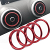 AUDI A3 S3 RS3 Q2 SQ2 INNER VENT RINGS RED VERSION V.1