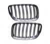 BMW X5 2004+ - CALANDRE / GRILLE AVANT CHROMÉ TITANE