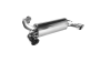 FORD FOCUS RS - DUPLEX SPORT EXHAUST Ø 76MM