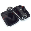 VW GOLF 4 - 6-SPEED SHIFT KNOB & SHIFT BOOT & FRAME V.3