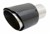 CARBON FIBER EXHAUST MUFFLER TIP PIPE IN 61MM