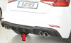 AUDI A3 FACELIFT - RIEGER DUPLEX REAR DIFFUSER Ø 90MM