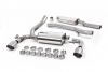 FORD FOCUS RS - MILLTEK DUPLEX CAT BACK SPORT EXHAUST SYSTEM