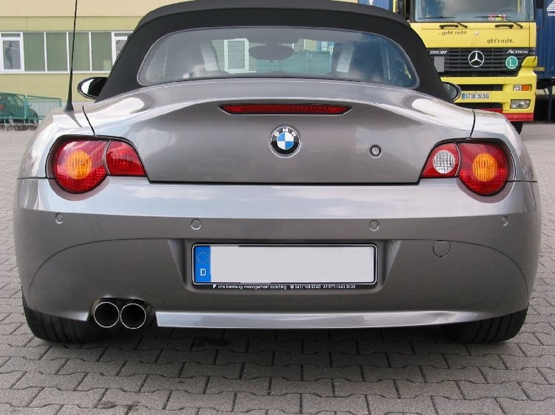 BMW Z4 - AUSPUFFTECHNIK - Swiss Tuning Onlineshop - BMW Z4 E85 - EISENMANN  SPORTAUSPUFF