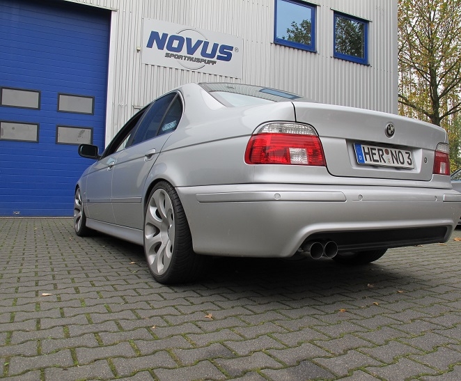 Novus Sportauspuff für BMW E39 2x76mm