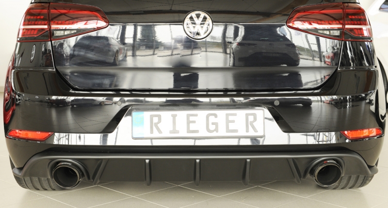 VW GOLF 7 - BODY STYLING - Swiss Tuning Onlineshop - VW GOLF 7.5 GTI -  RIEGER HECK DIFFUSOR