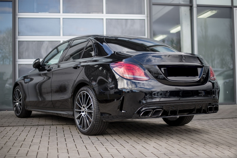 MERCEDES C-KLASSE (W205) - BODY STYLING - Swiss Tuning Onlineshop - MERCEDES  C-KLASSE - DIFFUSOR PAKET C63 AMG OPTIK